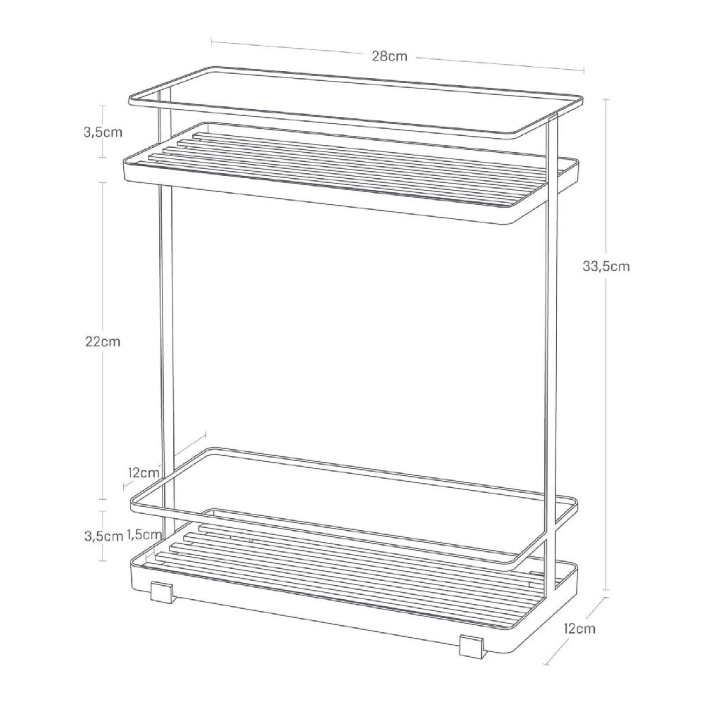 Trendform Badezimmerregal TOWER Schwarz