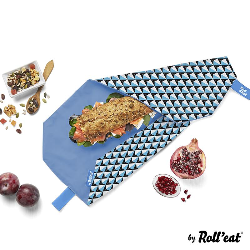 Trendform Boc'n'Roll Lunch Wrap Tiles Blue