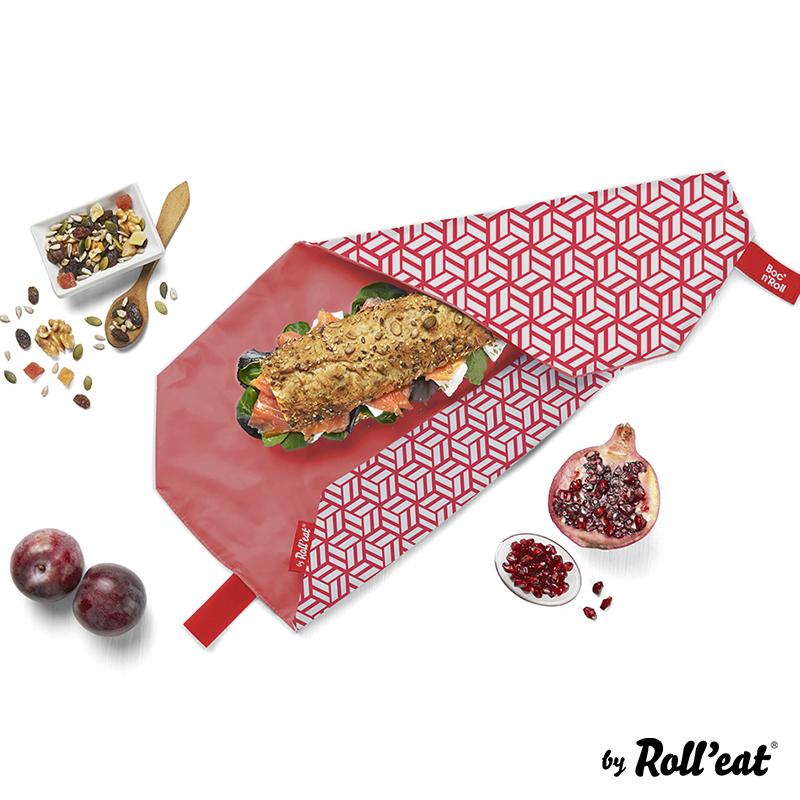 Trendform Boc'n'Roll Lunch Wrap Tiles Red