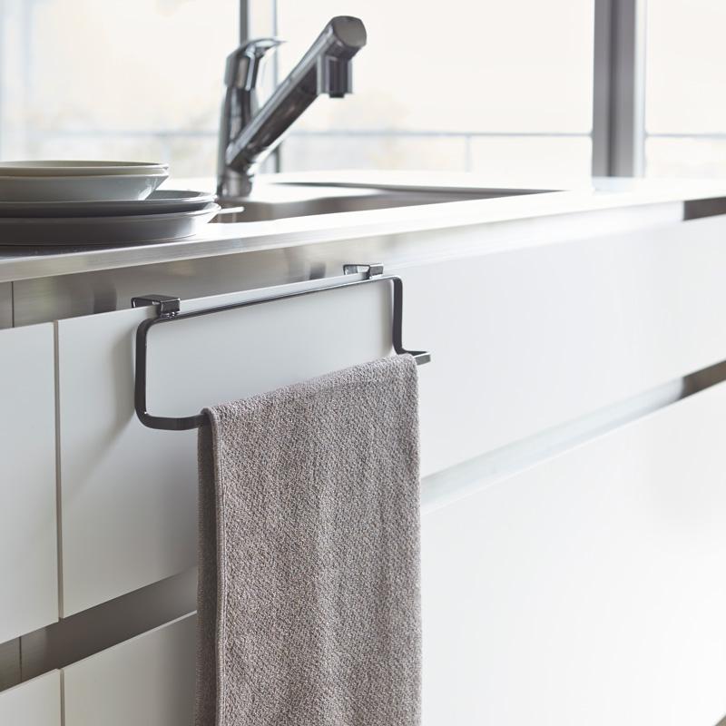 Trendform Breiter Handtuch-Halter TOWER Schwarz