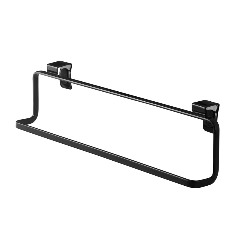 Trendform Breiter Handtuch-Halter TOWER Schwarz