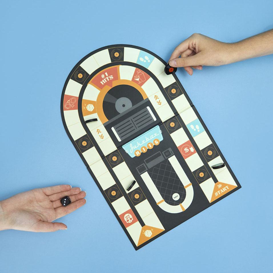 Trendform Brettspiel JUKEBOX HITS Gänsespiel