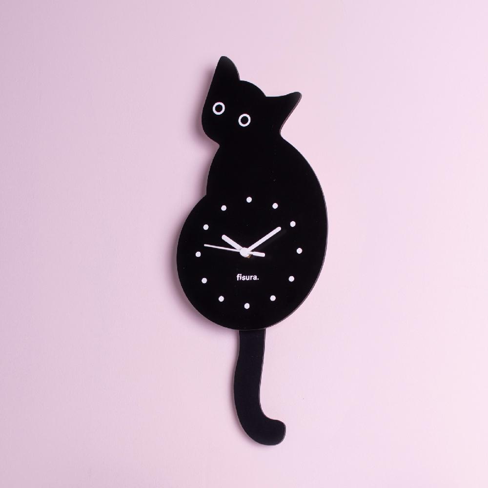 Trendform CAT CLOCK - Black