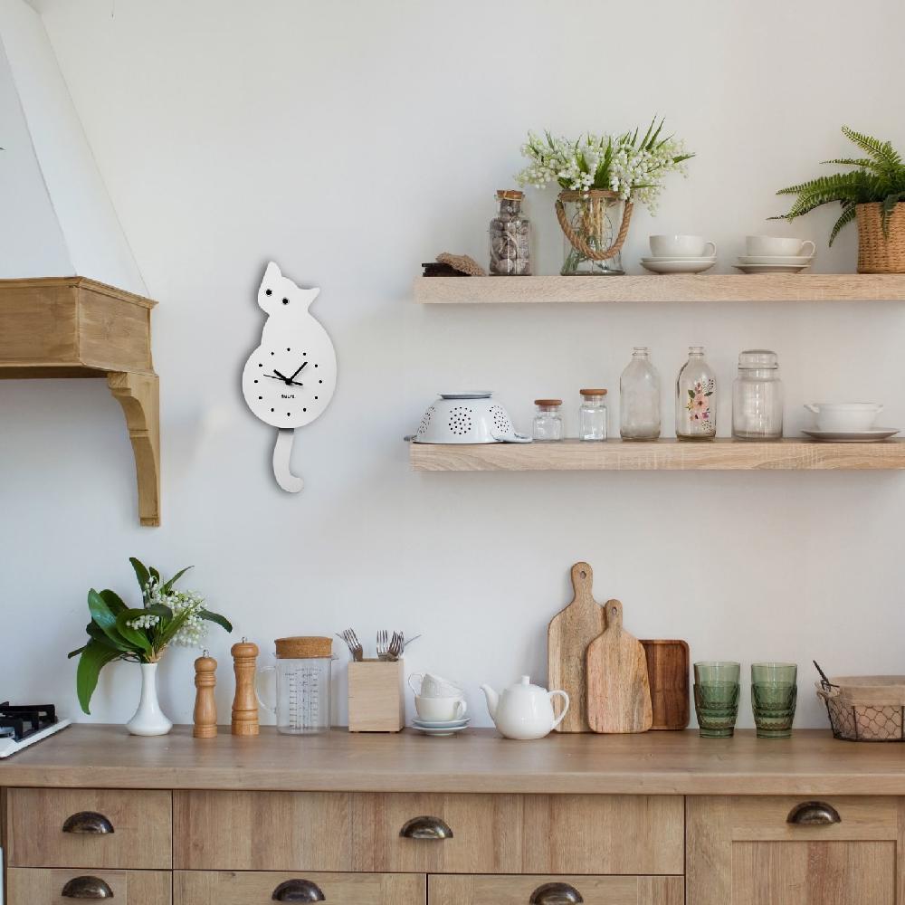 Trendform CAT CLOCK White