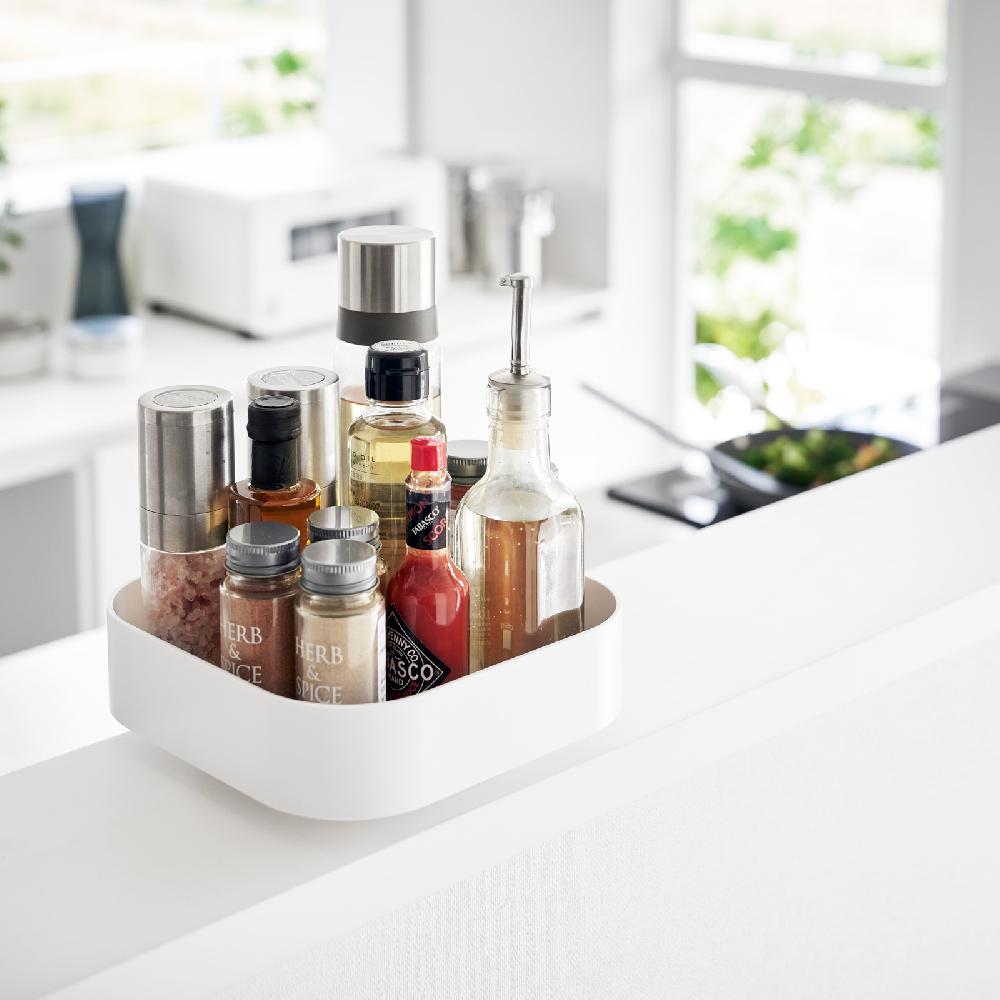 Trendform Drehbare Aufbewahrungsschale TOWER Weiss