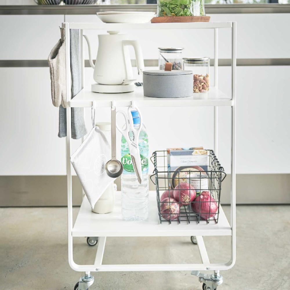 Trendform Dreistufiger Wagon Mit Griff TOWER Weiss