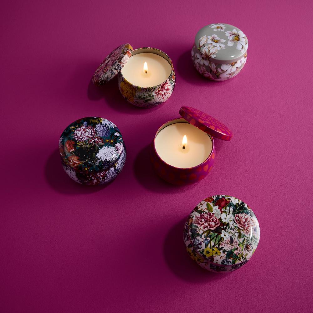 Trendform Duftkerze Blumenbouquet Petrol