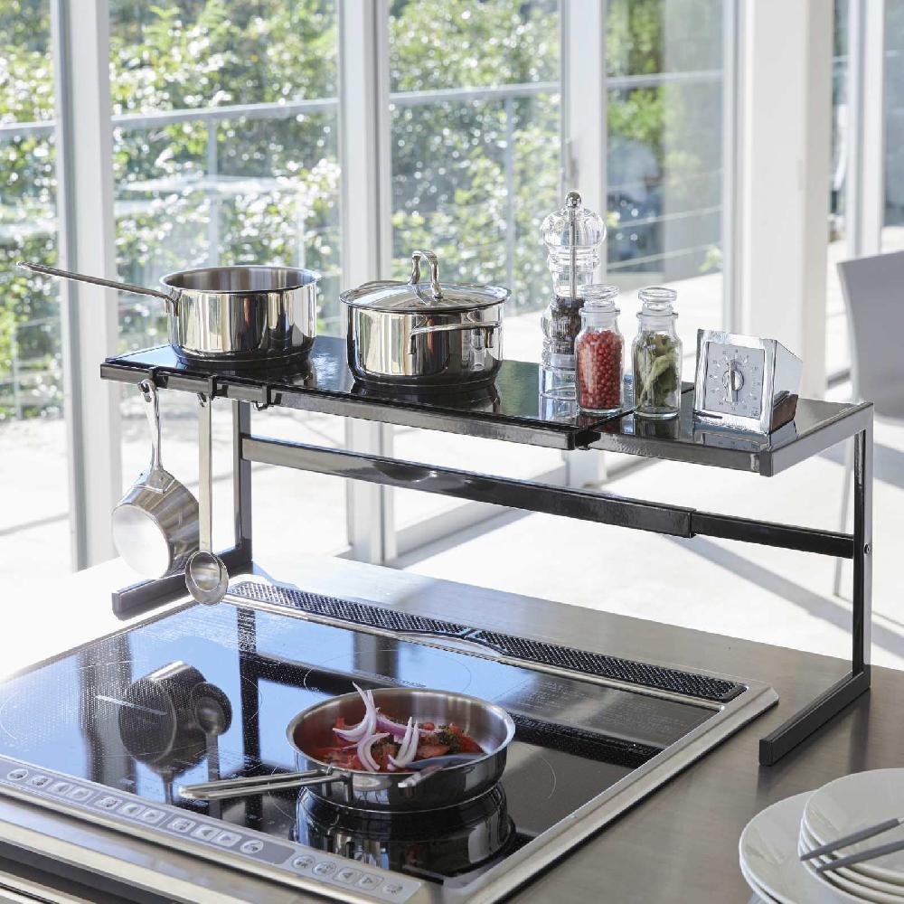 Trendform Erweiterbares Küchenregal TOWER Schwarz