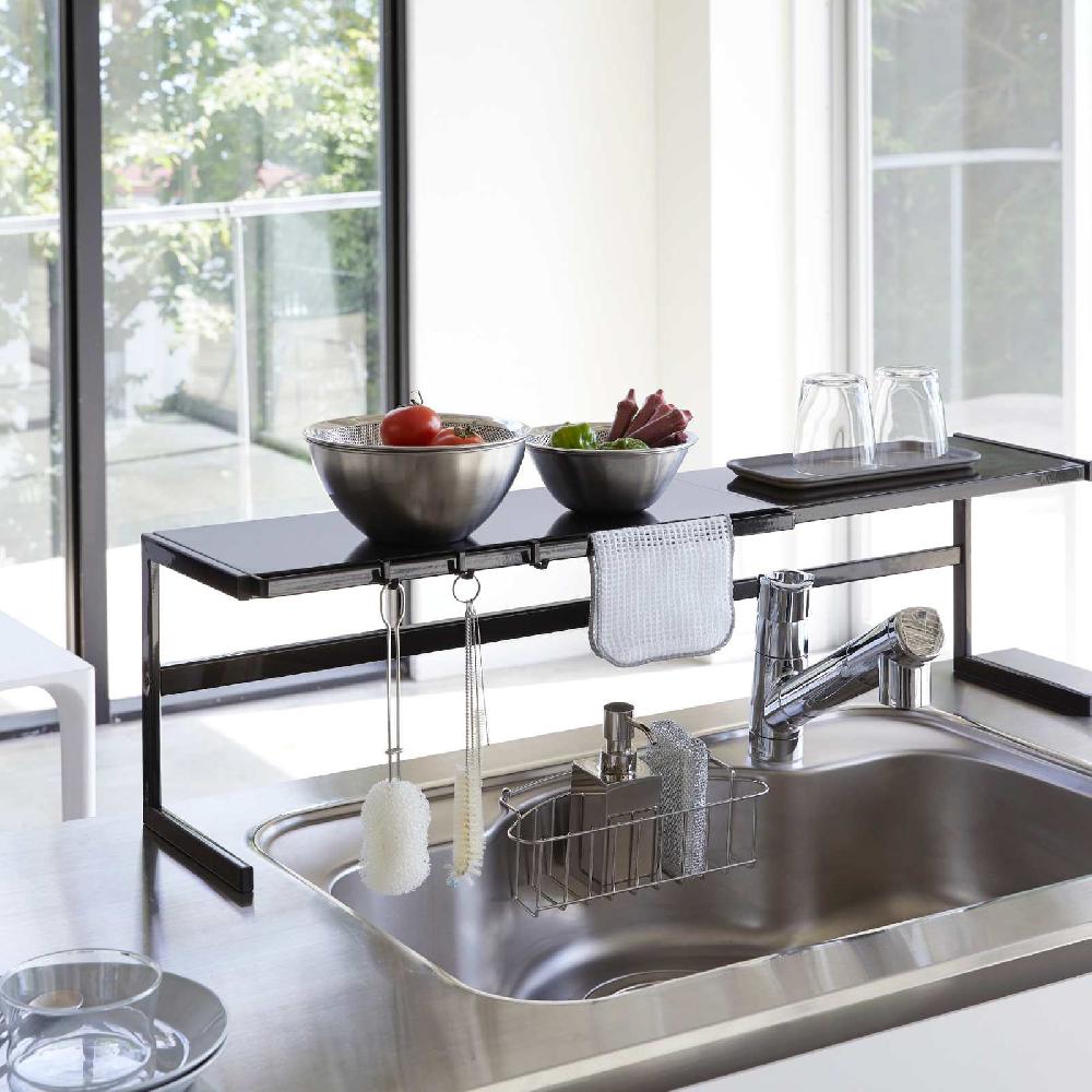 Trendform Erweiterbares Küchenregal TOWER Schwarz