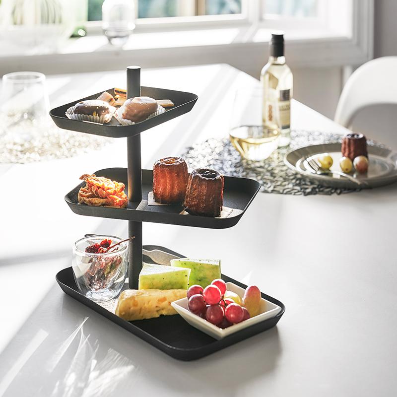 Trendform Etagère 3er TOWER Schwarz