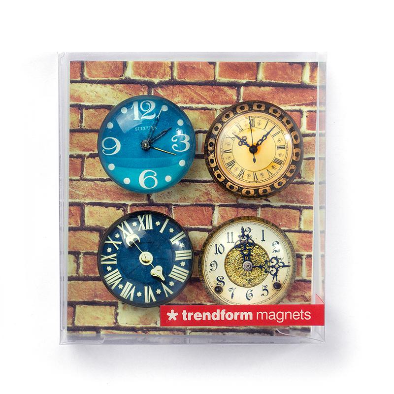 Trendform EYE-Magnete CLOCK 4er Set