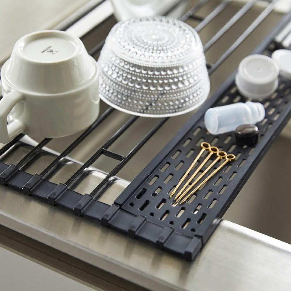 Trendform Faltbare Abtropfmatte TOWER Schwarz