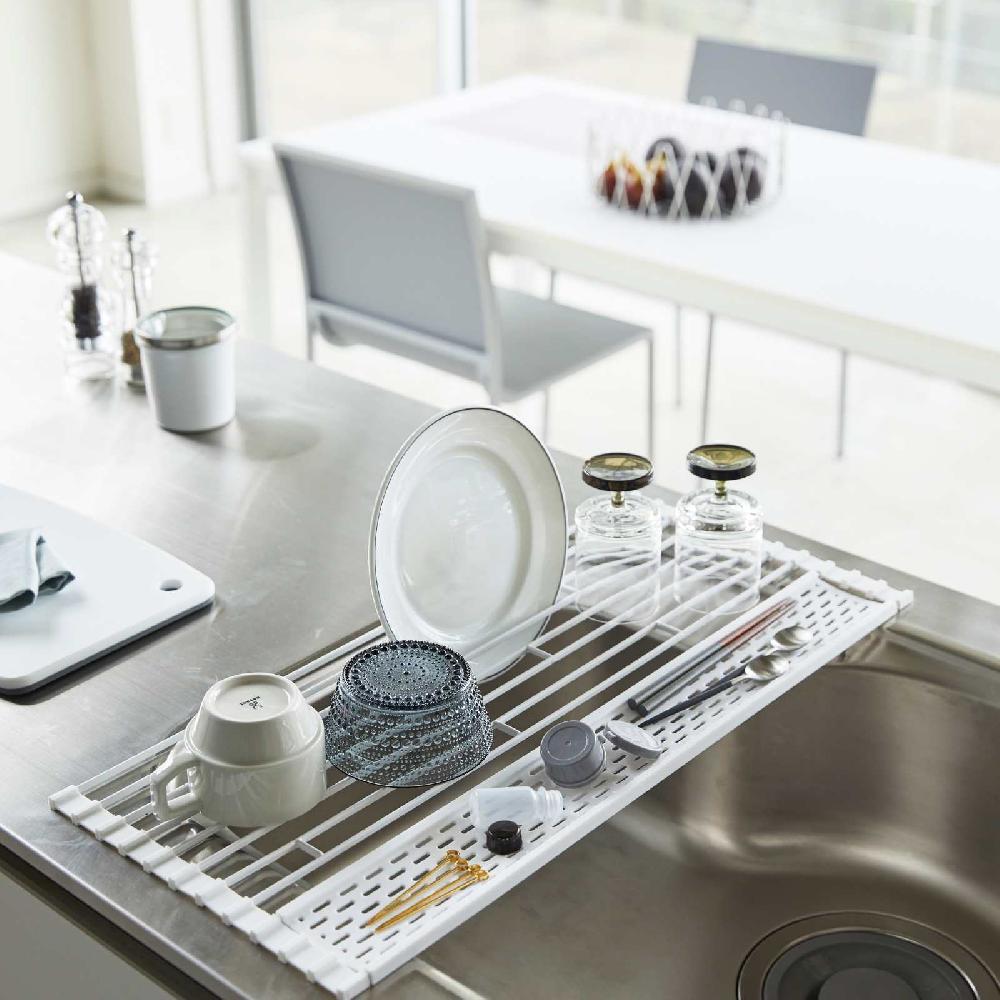 Trendform Faltbare Abtropfmatte TOWER Weiss