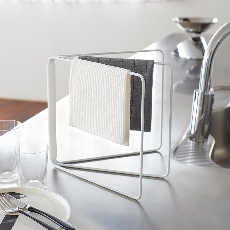 Trendform Faltbarer Geschirrtuchhalter TOWER Weiss