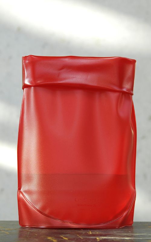 Trendform Faltvase LE SACK Rot Frost