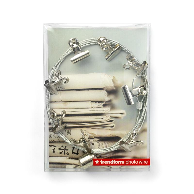 Trendform Fotoleine CLIPS 8 Magnete / 150 Cm