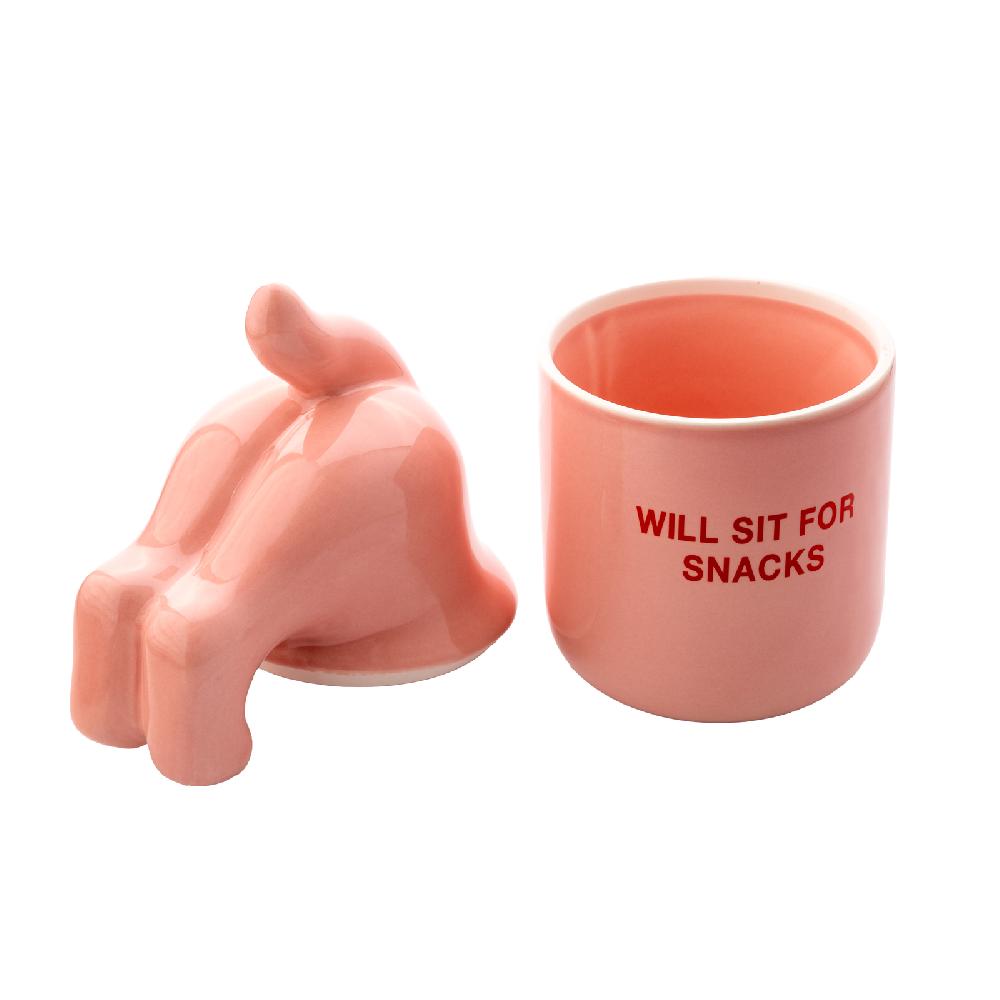 Trendform Futternapf Will Sit For Snacks Pink