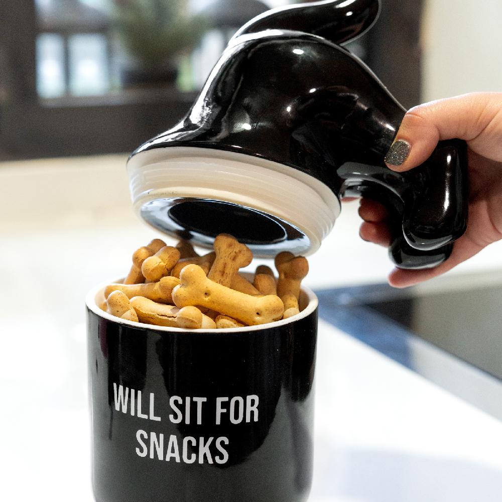 Trendform Futternapf Will Sit For Snacks Schwarz