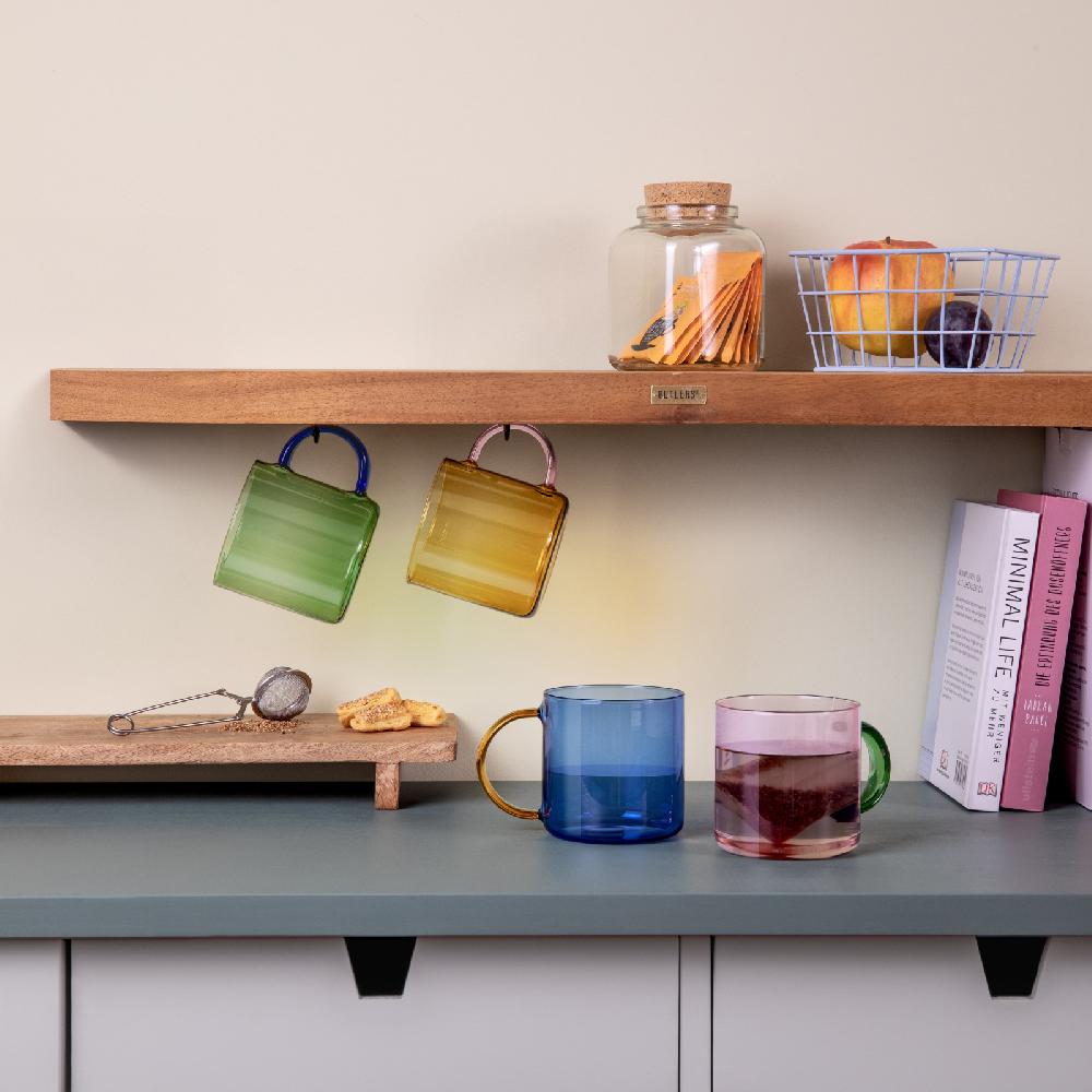 Trendform Glasbecher Fred Green-blue 2er-Set