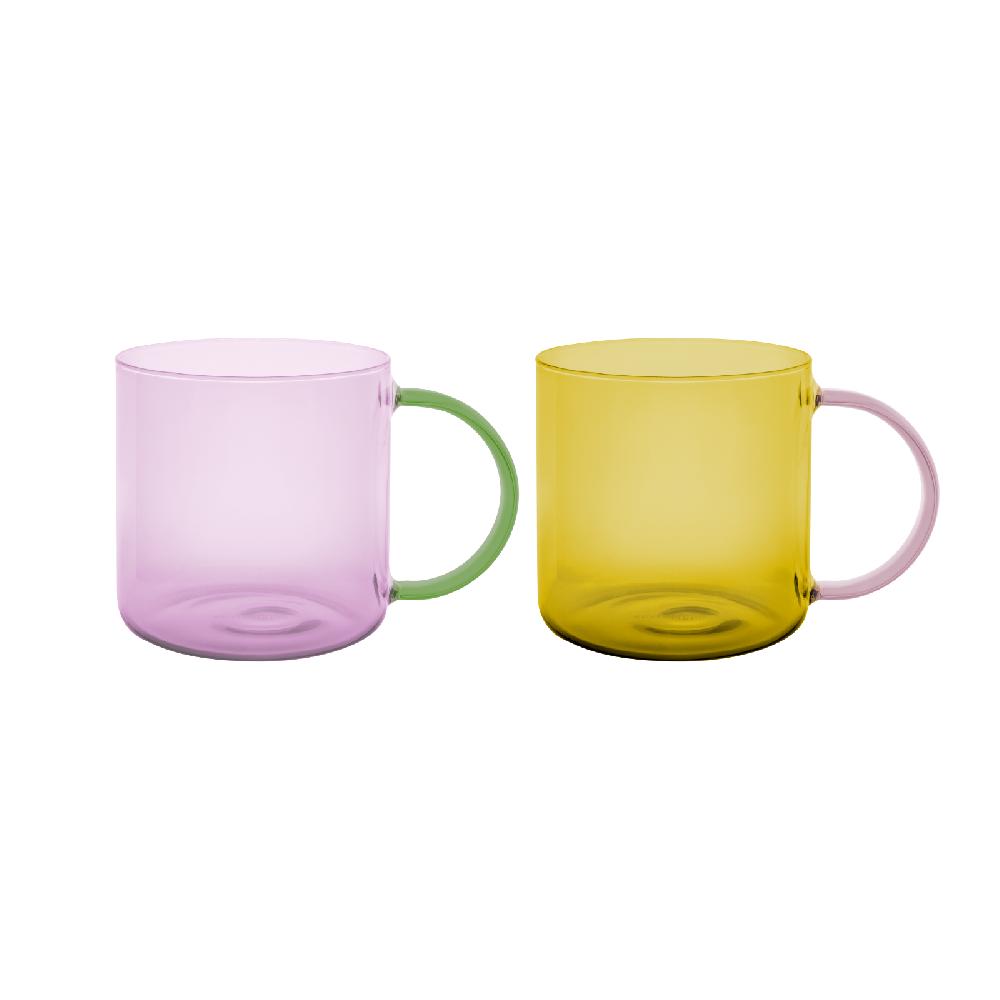 Trendform Glasbecher Fred Rose-yellow 2er-Set