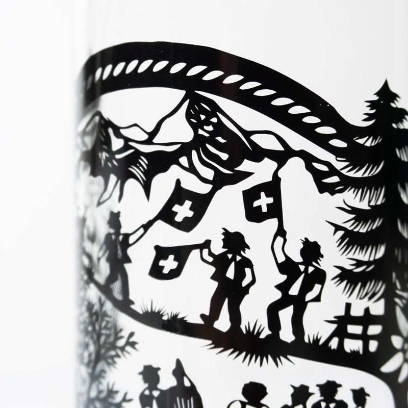 Trendform Glasflasche 1L SWISS TRADITION