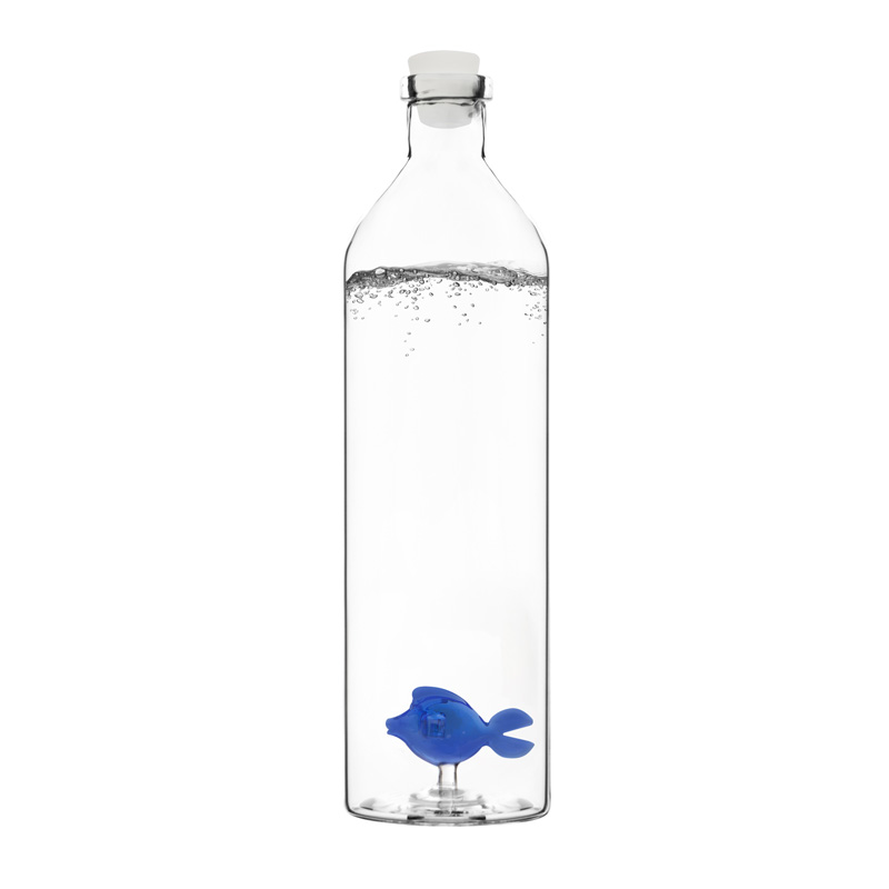 Trendform Glasflasche BLUE FISH 1.2 L Borosilicate