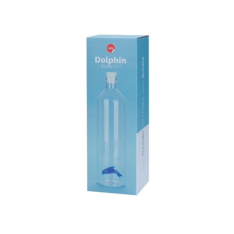 Trendform Glasflasche DOLPHIN 1.2 L Borosilicate