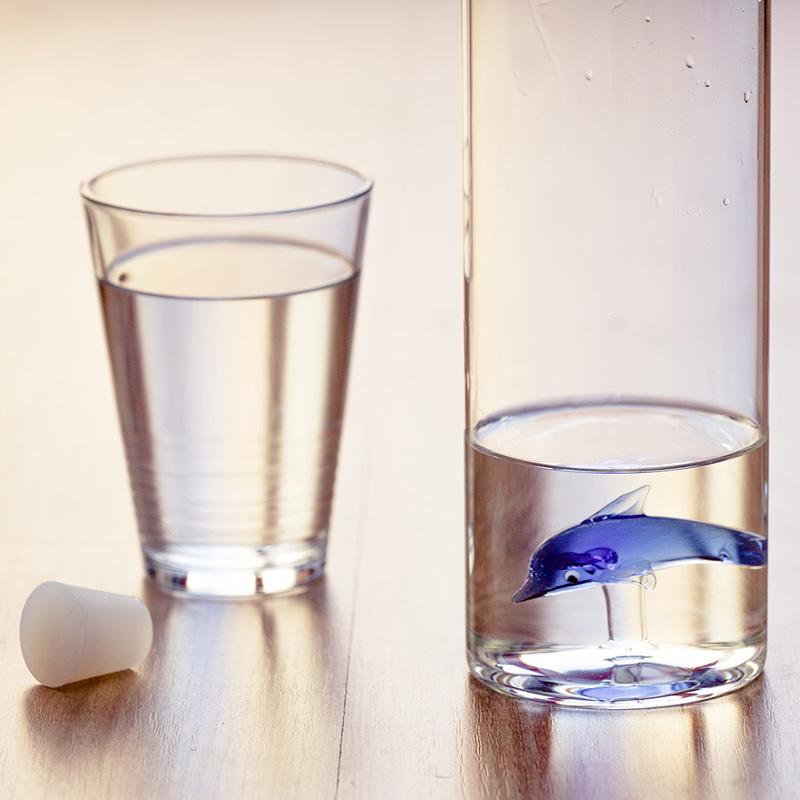 Trendform Glasflasche DOLPHIN 1.2 L Borosilicate