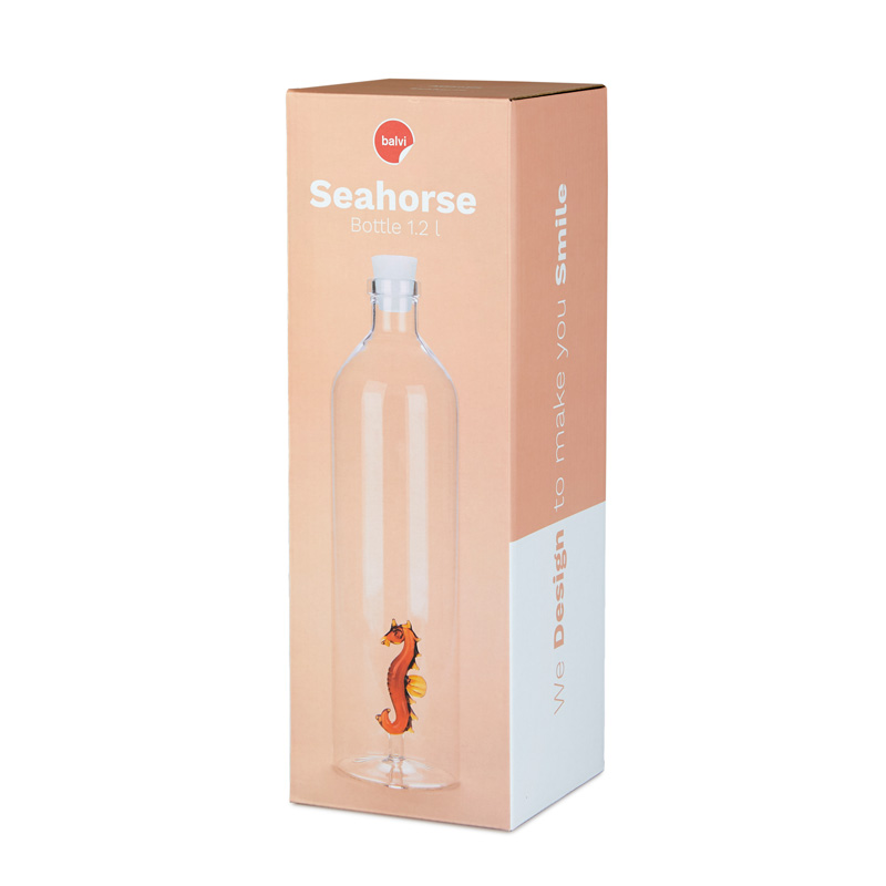 Trendform Glasflasche SEA HORSE 1.2 L Borosilicate