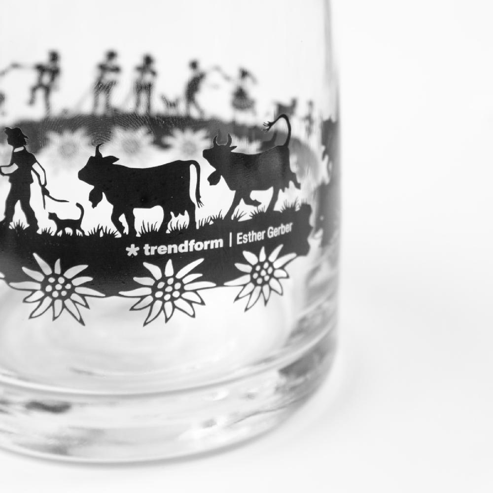 Trendform Glaskaraffe 1L SWISS DANCE