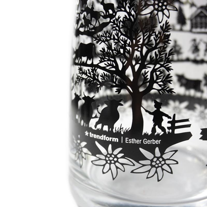 Trendform Glaskaraffe 1L SWISS TRADITION