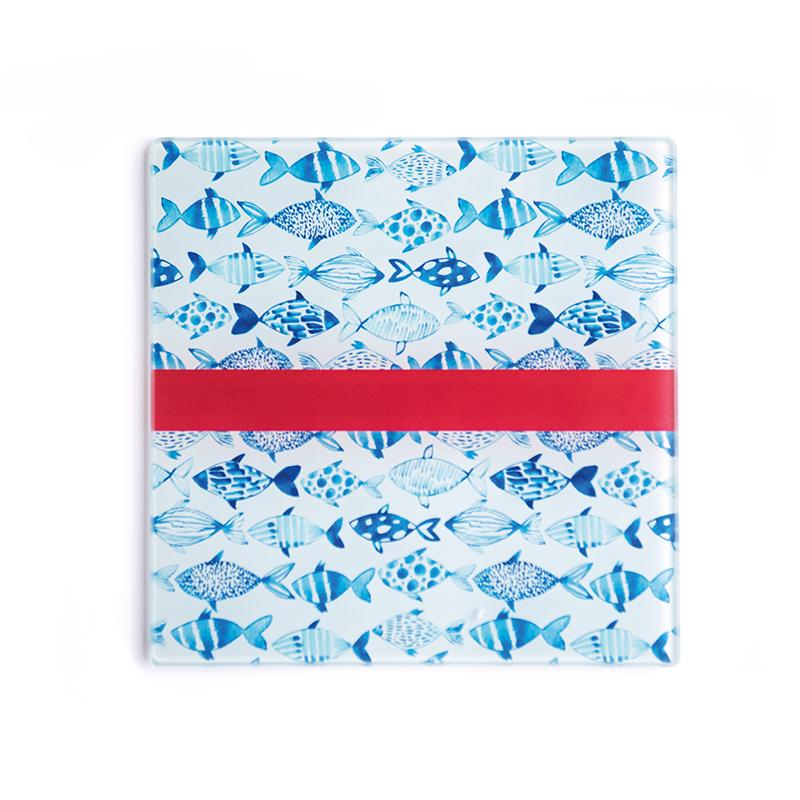 Trendform Glasuntersetzer 4er Set Fish