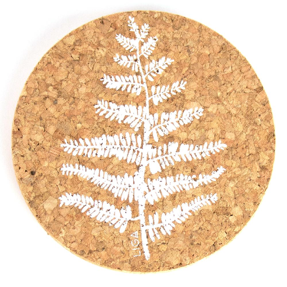 trendform Glasuntersetzer CORK FERN