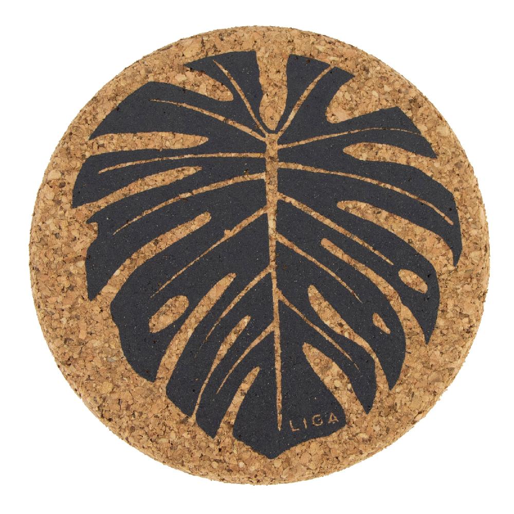 trendform Glasuntersetzer CORK MONSTERA
