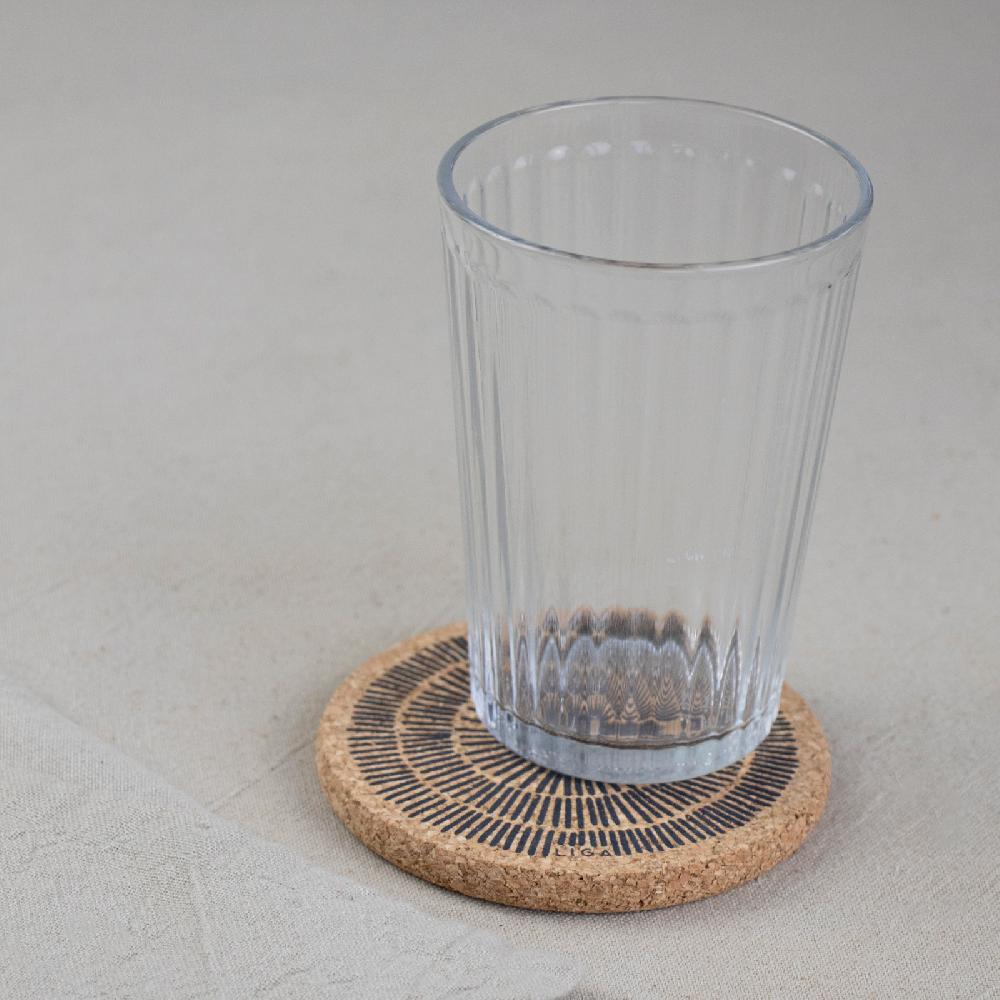 Trendform Glasuntersetzer CORK SANDY LINES GREY