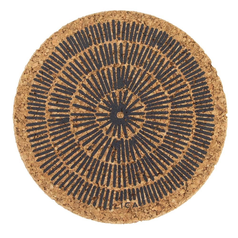 trendform Glasuntersetzer CORK SANDY LINES GREY