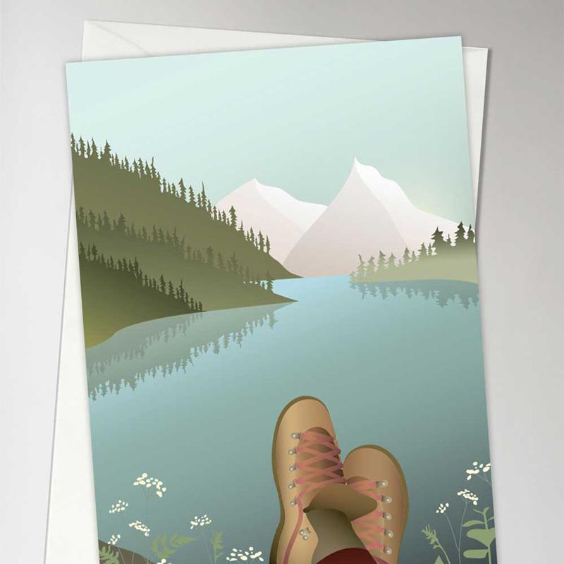 Trendform Greeting Card After The Hike