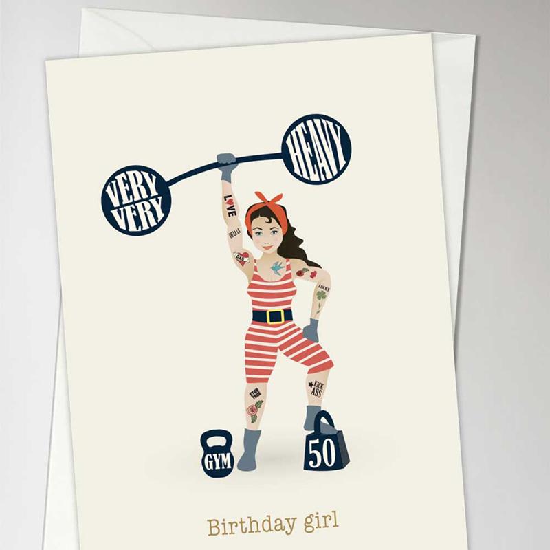 Trendform Greeting Card Birthday Girl