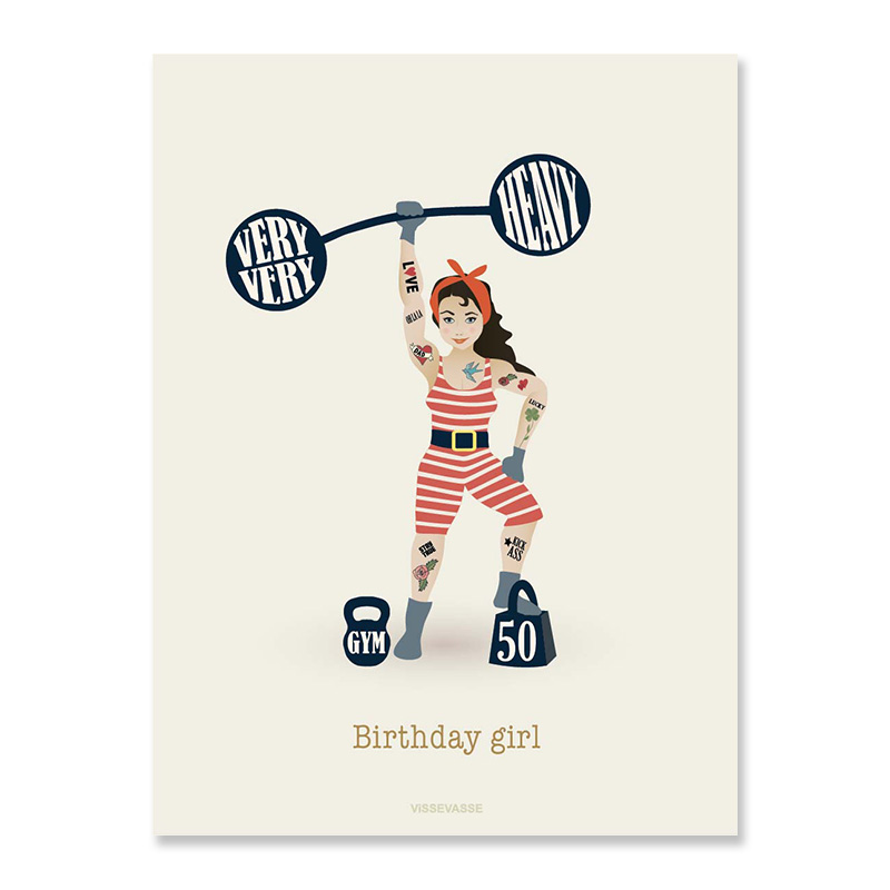 trendform Greeting card Birthday girl