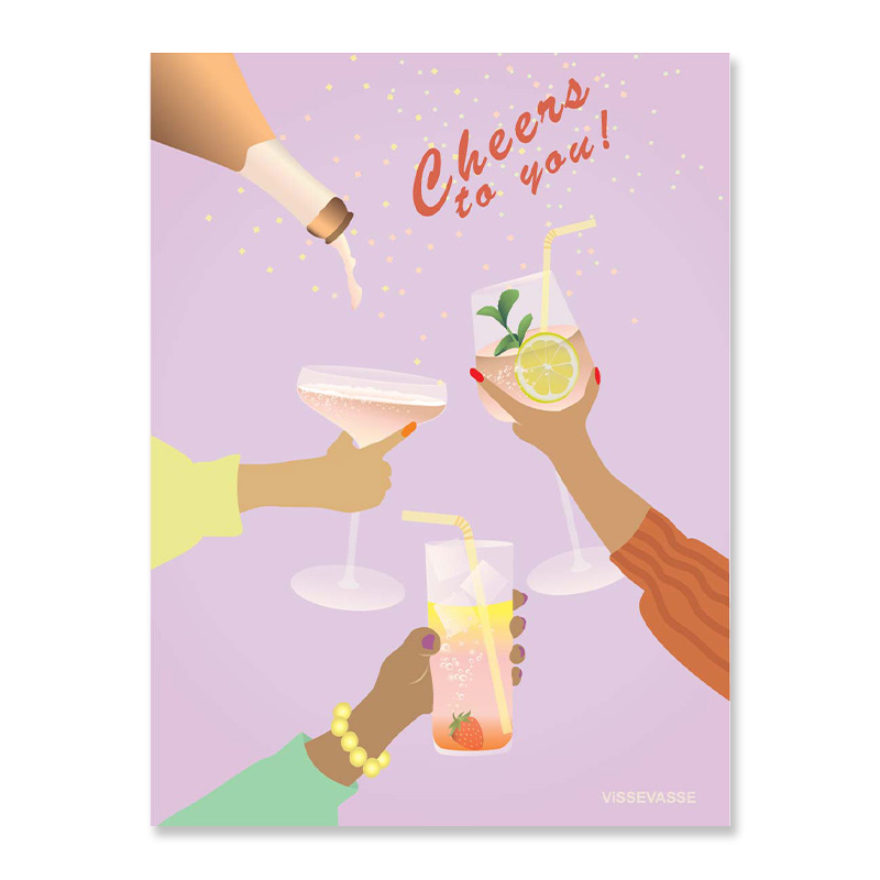 Trendform Greeting Card Cheers To You