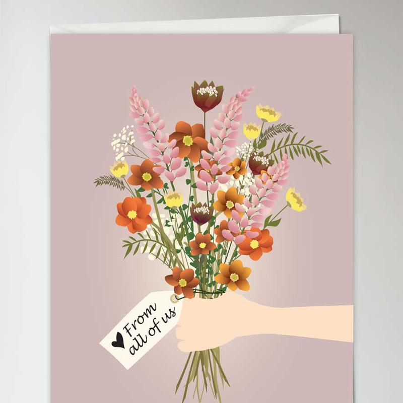 Trendform Greeting Card From All Of Us