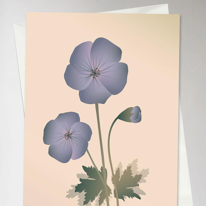 Trendform Greeting Card Geranium Nude