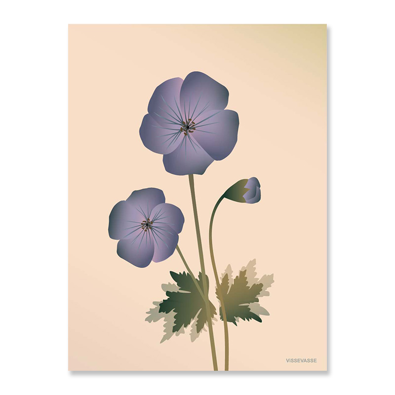 trendform Greeting card Geranium nude
