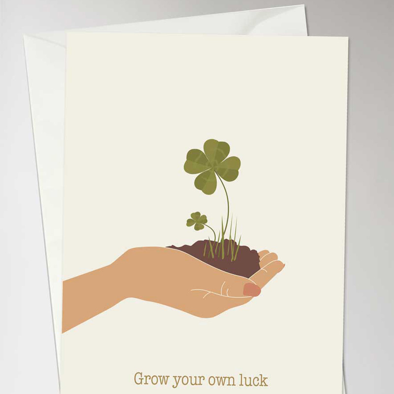 Trendform Greeting Card Grow Your Own Luck