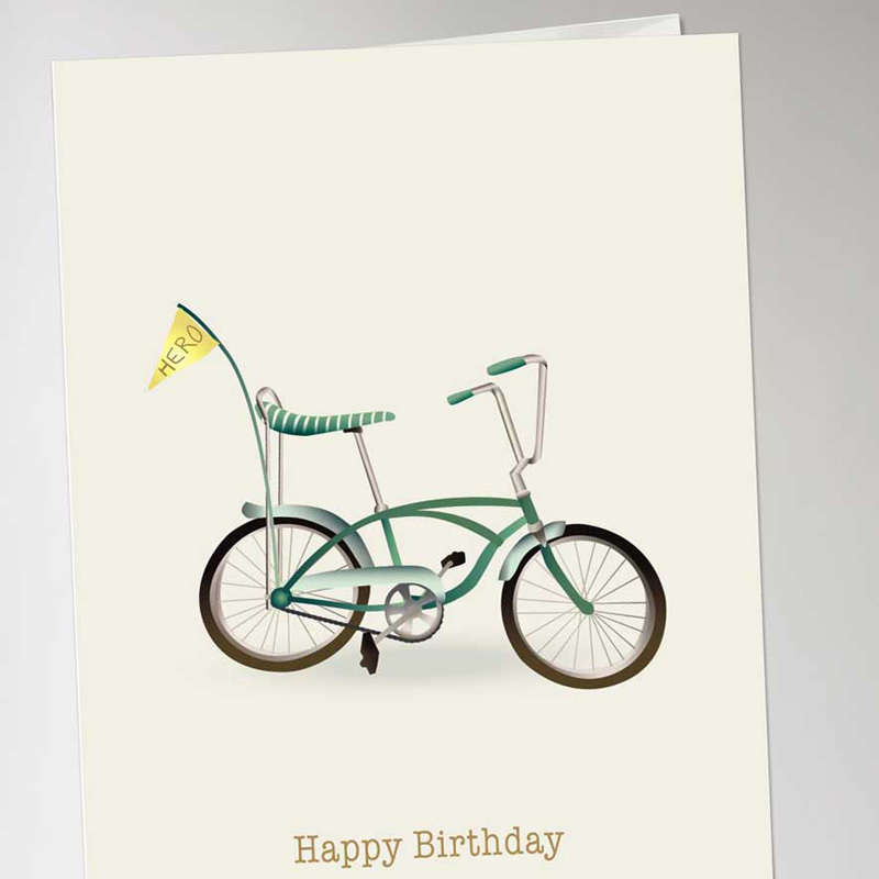 Trendform Greeting Card Happy Birthday Bicycle