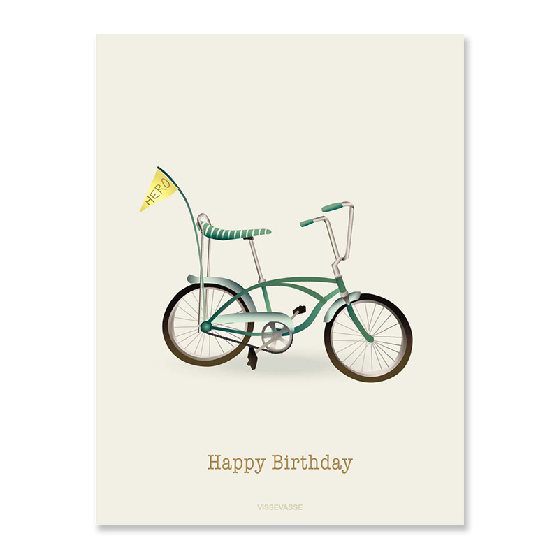 Trendform Greeting Card Happy Birthday Bicycle
