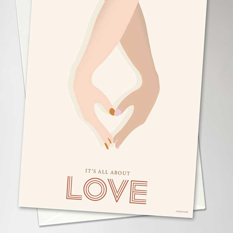 Trendform Greeting Card It's All About Love