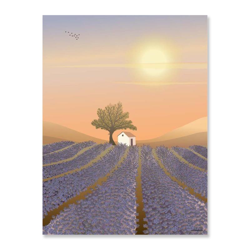 Trendform Greeting Card Lavender Field