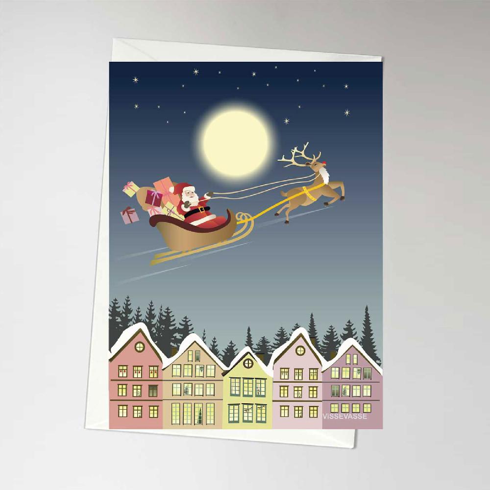 Trendform Greeting Card SANTA & RUDOLPH
