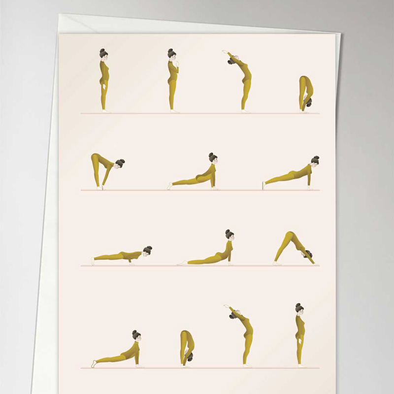 Trendform Greeting Card Sun Salutation